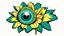 Placeholder: comic style flower with eye in the middle