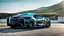 Placeholder: Rolls Royce Bugatti Chiron Hyper Sport, desktop wallpaper, 4K, Cinematic, rear view