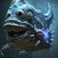 Placeholder: fluid ink angler fish creature, unreal engine 5, 8k resolution, photorealistic, ultra detailed