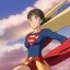 Placeholder: Supergirl with abs