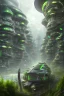 Placeholder: tech future city green
