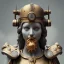 Placeholder: a greek marmor statue of athena, steam punk, scary, horror, realistic, made in octane, cinematic, movie, CGI, ultra-realistic, extremely detailed octane rendering, 8K, VRAY Super Real ar 2:3, dof photorealistic futuristic 50mm lens hard lighting dark gray tintype photograph, realistic lighting, sephia colors