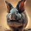 Placeholder: girl rabbit, aboriginal, dot painting, indiginous, dot, mud, dream-time, abstract, dots, natural pigment, extremely sharp detail, finely tuned detail, ultra high definition, 8 k, unreal engine 5, ultra sharp focus