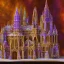 Placeholder: model of grand cathedral made of gingerbread house with crushed, vibrant rock candy as stain-glassed windows, 8k resolution, centered, high-quality, ultrafine-detail, ornate, digital art, detailed matte, volumetric lighting, illustration, 3D octane render, brian froud, howard lyon, George Grie, greg rutowski,