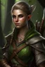 Placeholder: Portrait of a fantasy elf ranger