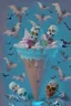 Placeholder: Spooky Ice cream with ghosts and skeletons and bats and blood