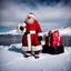 Placeholder: Santa Claus delivering presents to McMurdo in Antarctica