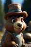 Placeholder: hi detail , gritty cartoon style cowboy bear squirrel , cute with long fur, bokeh like f/0.8, tilt-shift lens 8k, high detail, smooth render, down-light, unreal engine, prize winning, in the style of fallout 4 and gta 4