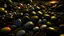 Placeholder: hundreds of pebbles and stones, asteroid, clustered, abstract, intricate details, RTX, matt, soft lighting, 135mm, photorealistic, no bokeh, good depth of field, in focus