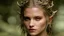Placeholder: photoreal extreme close-up of a thirty-year-old gorgeous Guardian high priestess of the Eladrin with leather skin with mystical eyes looking like gina carano wearing green and orange garments in an enchanted golden forest at dawn by lee jeffries, otherworldly creature, in the style of fantasy movies, photorealistic, shot on Hasselblad h6d-400c, zeiss prime lens, bokeh like f/0.8, tilt-shift lens 8k, high detail, smooth render, unreal engine 5, cinema 4d, HDR, dust effect, vivid colors