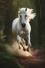 Placeholder: Ultra realistic photo of A majestic white stallion galloping through a lush, enchanted forest., fantasy, futuristic style, mystic, HOF, captured with professional DSLR camera,64k, ultra detailed,