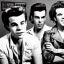 Placeholder: a 50s Greaser ROCK BAND