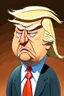 Placeholder: Donald Trump Former President of the United States cartoon 2d