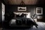 Placeholder: detail image of an bedroom. modern luxury farmhouse style. dark wood