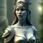 Placeholder: White Statue arwen, full body, Rome sculpture style, full body, fresco background, hyper realistic, 8k,