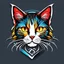 Placeholder: cat logo with color
