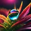 Placeholder: extremely magnified close-up of a dew drop with a lightning strike inside, 8K 3D, octane render, photorealistic, colorful, triadic colors, award winning, crisp quality, double exposure surrealism, soft focus, beautiful, cinematic post-processing, volumetric lighting, dynamic lighting, masterpiece, hyperdetailed, ultrarealistic, ethereal, meticulous, light dust, iridescent