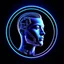 Placeholder: create a logo for me "J. Babakan" .i am an ai programmer artist i want a 3d graphical Logo no portrate pictures,ai ,code, flow charts blended at background