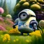 Placeholder: pixar style, volumetric summer garden environment and background, realistic painting of a Minion, smiling, detailed digital painting, extreme dense and fine fur, anime, ornate, colour-washed colors, elegant, small minutiae, tiny features, particulars, centered, smooth, sharp focus, renderman gofur render, 8k, uhd, detailed eyes, realistic shaded volumetric lighting, sunlight caustics, backlight, centered camera view