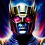 Placeholder: Ultra detailed fullbody Portrait in oil on canvas of Galactus (Marvel) with Armor,intense stare,extremely detailed digital painting, extremely detailed face,crystal clear Big eyes, mystical colors ,perfectly centered image, perfect composition, rim light, beautiful lighting,masterpiece,8k, stunning scene, raytracing, anatomically correct, in the style of robert e howard and Ken Kelley and Ohrai Noriyoshi and Simon Bisley and tomzj1