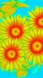 Placeholder: Sunflowers yellow and blue