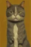 Placeholder: Portrait of a cat by Van Gogh