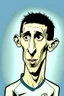 Placeholder: Angel Di Maria Argentine soccer player cartoon 2d