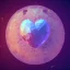 Placeholder: Glass shape of heart,shallow depth of field 50, macro lens, unreal engine 5, ultra detailed