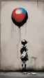 Placeholder: Banksy the girl with the baloon with tootoo