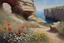 Placeholder: sunny day, rocks, flowers, cliffs, sci-fi, friedrich eckenfelder and henry luyten impressionism paintings