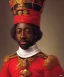 Placeholder: Negro Felipe, african slave, red uniform, red headband