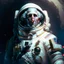 Placeholder: Portrait of George Washington in a space suit in the style of Jim Lee and Paul Hedley, Gabriel Testino, 8k, cinematic, ultra hd, sharp focus