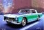 Placeholder: a true-to-life 1962 facel-vega facel ii, centered, intricate, extreme detailed, photorealism, center view, city background, pivot on facel, pen and color marker painting by cheryl kelley