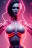 Placeholder: cyberpunk, pink latex body, women, body portrai, big boobs, highlight eyes perfect, skin, tron, cyborg, perfekt sexy, real, dream, hr giger