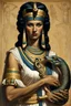 Placeholder: Cleopatra d'Egitto with a cobra in hands