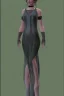 Placeholder: Portrait lady, full body shot, full-color medium shot Mythpunk