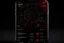 Placeholder: StableCog accurately visualizes the critical alert display as described: sleek and futuristic on a dark background. Features include "WARNING" in bold red, "Temporal Instability Detected" in striking red, a red exclamation mark icon, a small warning symbol, and a "[Details]" button. Text blinks or scrolls in vivid red, ensuring clarity. This focuses solely on the essential elements of the display without additional peripherals.