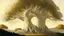 Placeholder: Valinor, tolkien, two giant trees, one giant golden tree, one giant silver tree,