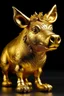 Placeholder: Pumbaa from the lion king in gold