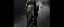 Placeholder: the statue of liberty, dress dirty and torn, her face solemn and terse, trash littered at her feet, she holds a crumpled american flag, she walks away, back to the viewer, under a dark and dreary sky