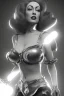 Placeholder: Joan Crawford as evil queen in black leather, busty, cleavage, dominatrix, curvy, angry, stern look. unreal 5, octane render, cinema4d, dynamic lighting, dramatic lighting, 4k, redshift render, highly detailed, hyper realistic,anthropomorphic