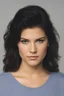 Placeholder: 1980's yearbook photo, teenage girl, Gina Carano, 18 years old, black hair, 80's hairstyle, photorealistic, --ar 9:16 --style raw,