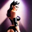 Placeholder: Ultra detailed fullbody Portrait in oil on canvas of beautiful busty fit Catwoman,wearing minimal skintight latex suit, extremely detailed digital painting, extremely detailed face,crystal clear Big Glowing eyes, mystical colors ,perfectly centered image, perfect composition, rim light, beautiful lighting, 8k, stunning scene, raytracing, anatomically correct, in the style of robert e howard and Ken Kelley and Ohrai Noriyoshi and Simon Bisley and tomzj1