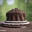 Placeholder: House cake chocolate waterfall made of chocolate is flowing, unreal engine