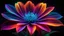 Placeholder: a bioluminescent neon flower, ultra detailed, realistic, vivid colors, volumetric lighting,