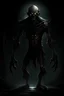 Placeholder: Create the character has tall , broad shoulders , scary , in darkness and run