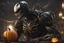 Placeholder: Venom machine in 8k nier automata artstyle, pumpkin head them, halloween, close picture, fantasy world, intricate details, highly detailed, high details, detailed portrait, masterpiece,ultra detailed, ultra quality