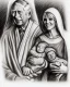 Placeholder: Prince Charles and Camilla in a nativity scene pencil and charcoal sketch