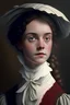Placeholder: Young period englishwoman