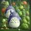 Placeholder: Totoro made of vegetables